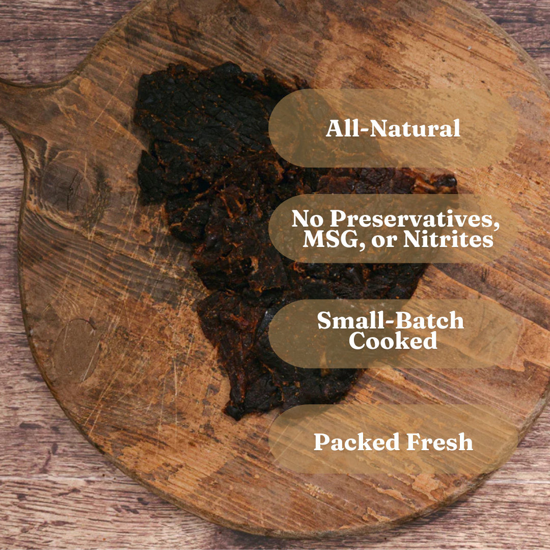 Mahogany Smoked Meats - Wholesale Jerky - Chipotle Bourbon Beef Jerky - All-Natural, 4oz5