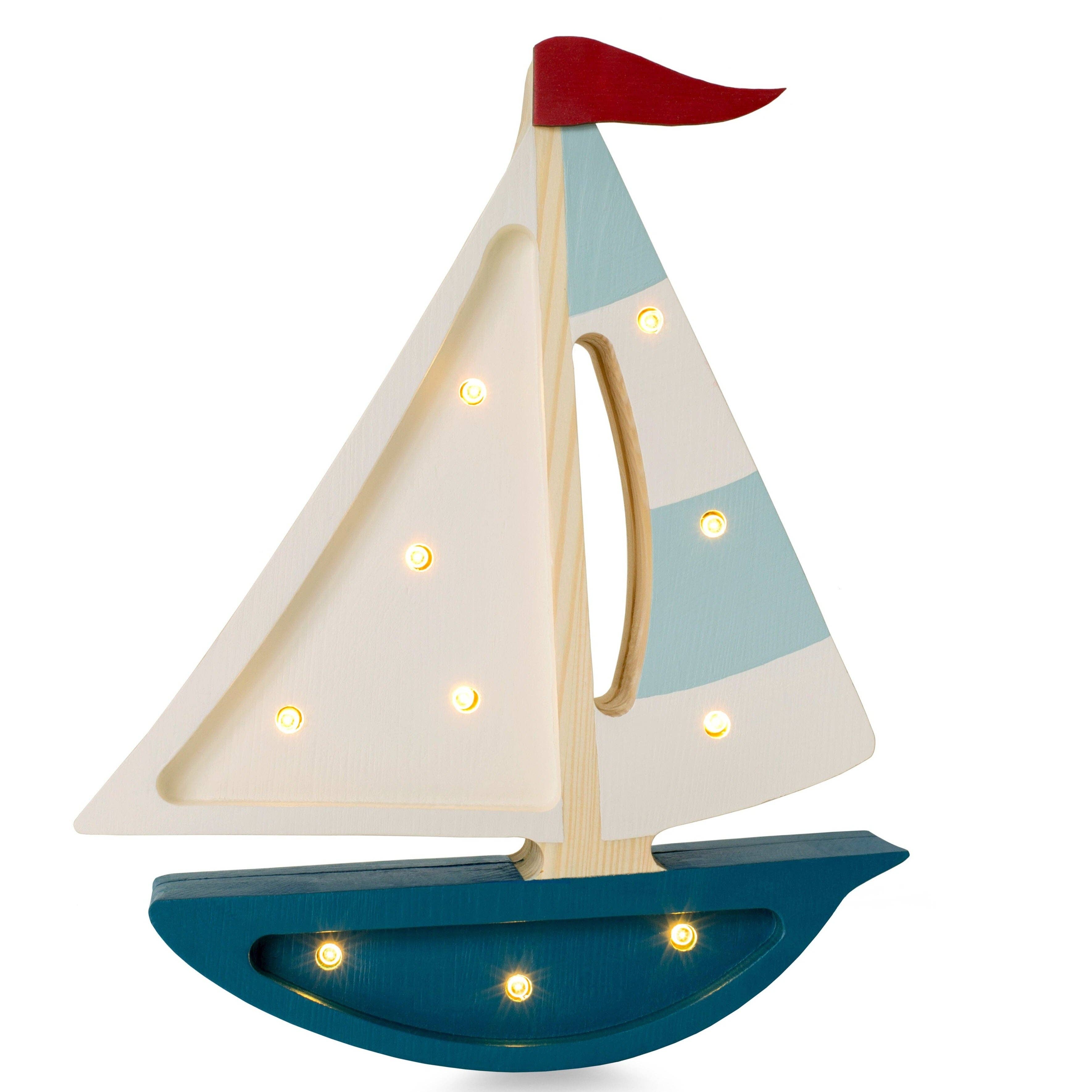 Little Lights - Wholesale Night Light - Kids & Baby - Little Lights Mini Sailboat Lamp4