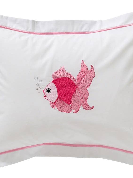 Baby Boudoir Kussensloop, Waaierstaartvis (Roze) voor wholesale door Jacaranda Living