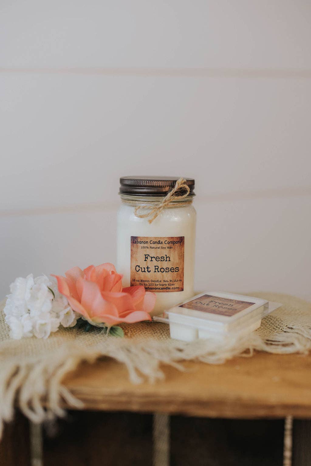 Lebanon Candle Company - Wholesale Wax Melt - Fresh Cut Roses Wax Melt , Scented Soy, Non-Toxic, Highly Scented, Handmade in The USA, 6 Cube Melt, Natural Soy Wax, Long Lasting Scent5