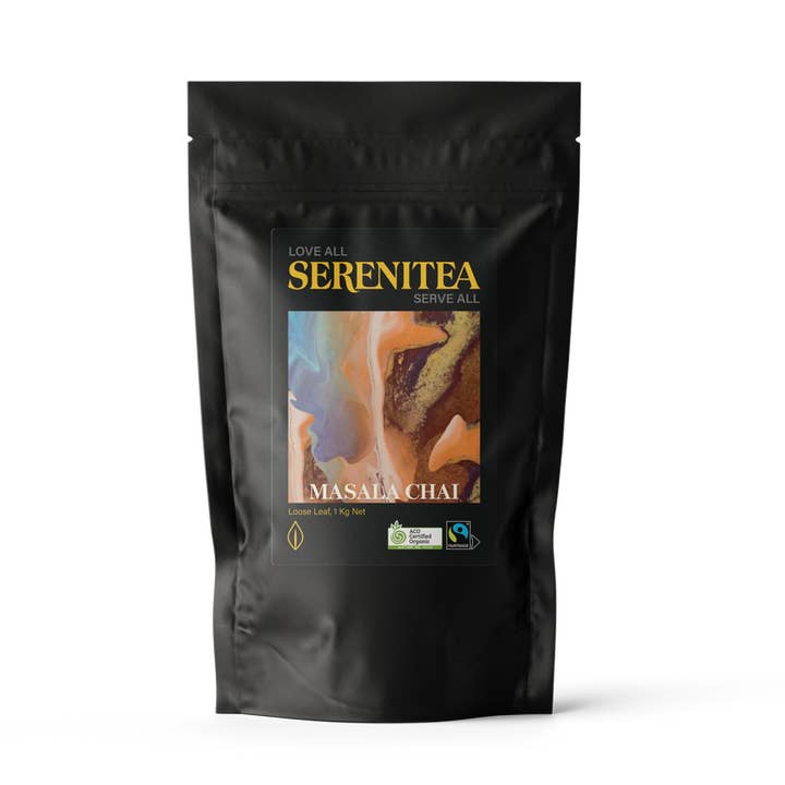 Masala Chai - Loose Leaf In A Resealable Pouch for wholesale by SereniTEA