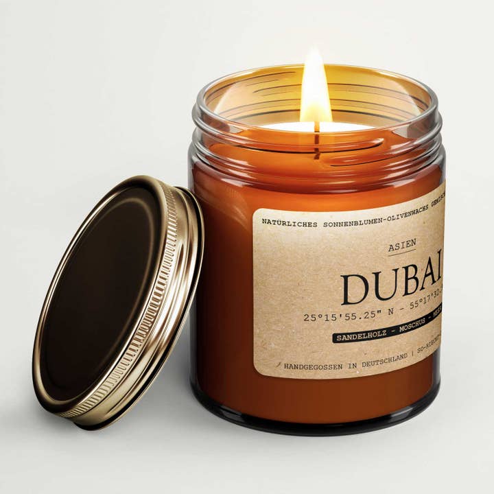 So riecht die Welt - Venta al por mayor Velas en tarros - Vela de Dubái: bambú | bergamota | jazmín nocturno