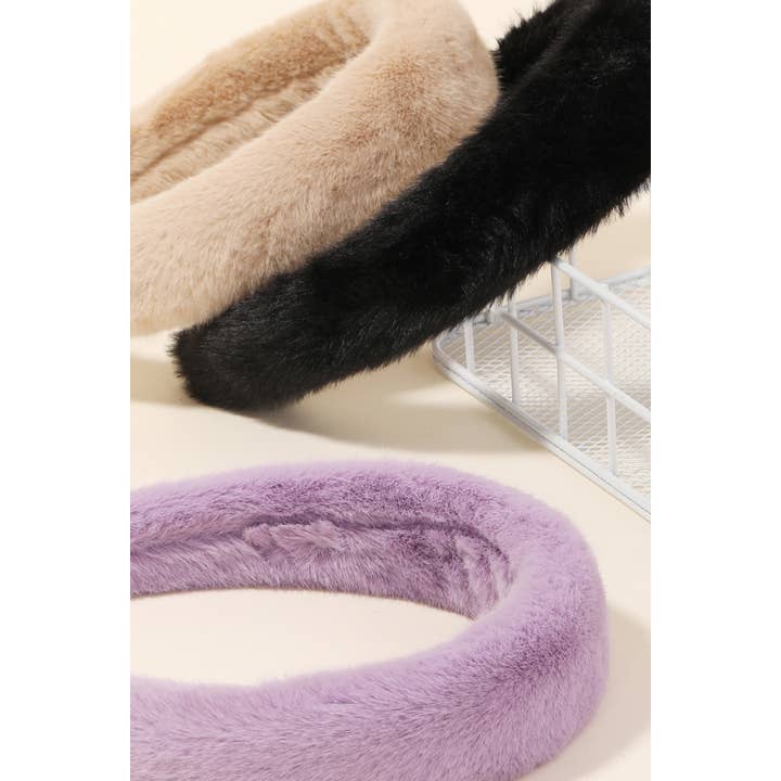 MULTI Fur Headband Set for wholesale on Faire1