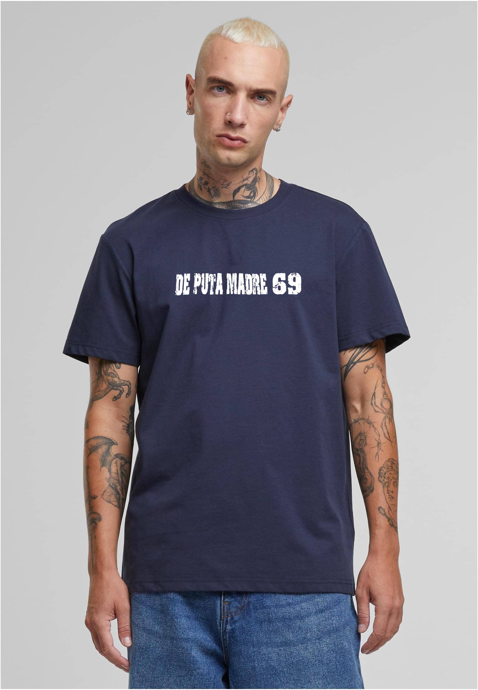 De Puta Madre 69 – wholesale T-shirt (graphic) – men's – DE PUTA MADRE 69 Crew Neck T-Shirt I'M WITH MY GANG7