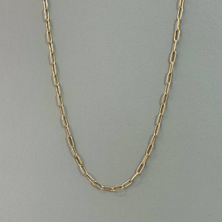 Cassette Barcelona - Venta al por mayor Collares de cadenas y eslabones - Collar Delgado Dee Dee de Acero Inoxidable0