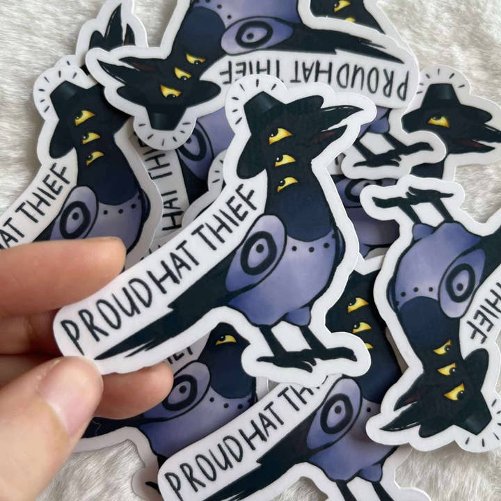 Hutdieb-Aufkleber für den Großhandel von Peachful Creations