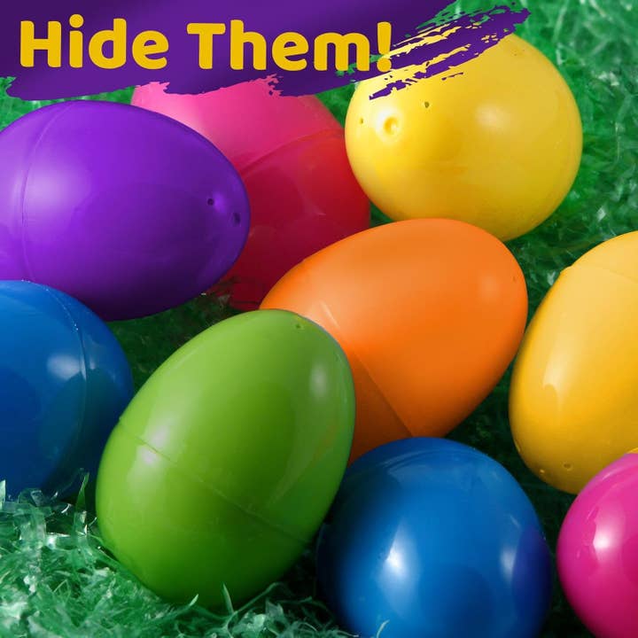 Stargo Brands Llc - Wholesale Party Favor - Easter Eggs 3” Large Plastic Eggs Empty Fillable5