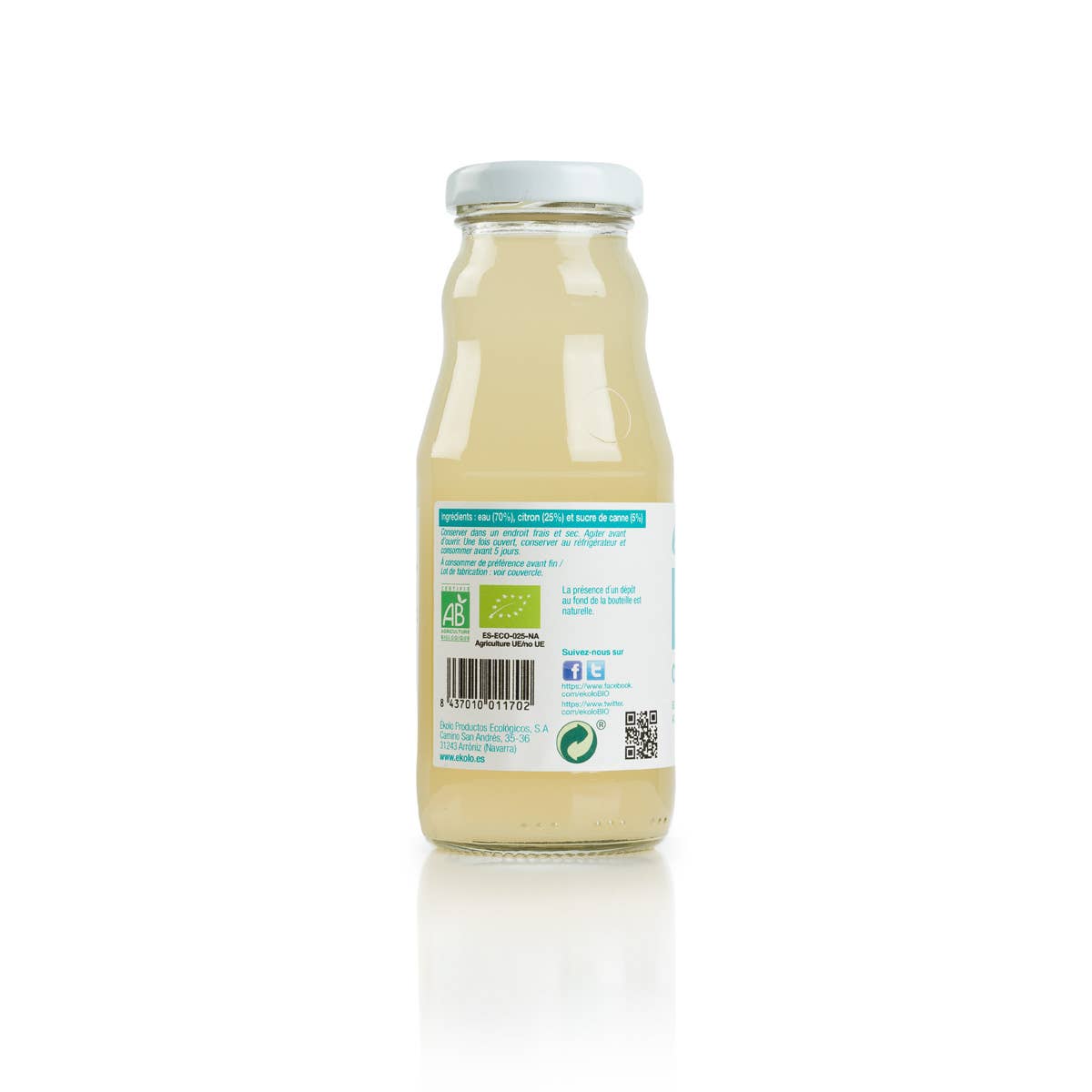 ekolo - Wholesale Fruit Juice - Organic Lemonade, 12 units x 200ml5