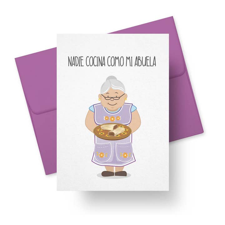 Paper Tacos® - Wholesale Mother's Day Card - Abuelita Mother's Day No One Cooks Like Grandma