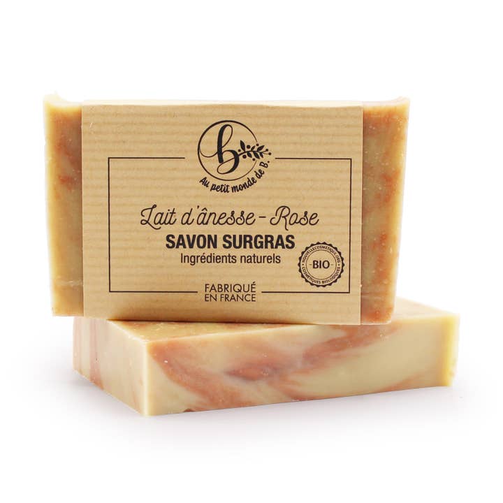 Au Petit Monde De B. - Wholesale Bar Soap - Donkey milk soap - May rose0