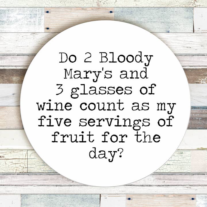 5 portions de dessous de verre de fruits pour la vente par Says the One