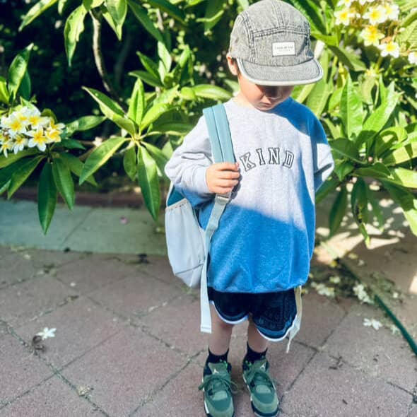 Camisola Infantil Bordada Kind Varsity por atacado de Merce and Company