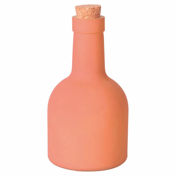 VdE Tivoli 1996 - Vente Distributeur d'huile et de vinaigre - Bouteille d'huile colorée mate unique avec bouchon en liège, 400 ml, assortiment de 6 couleurs1