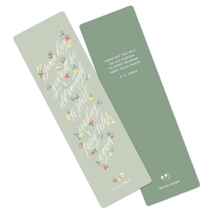 C. S. Lewis Fairytales Bookmark for wholesale by Selah Paper