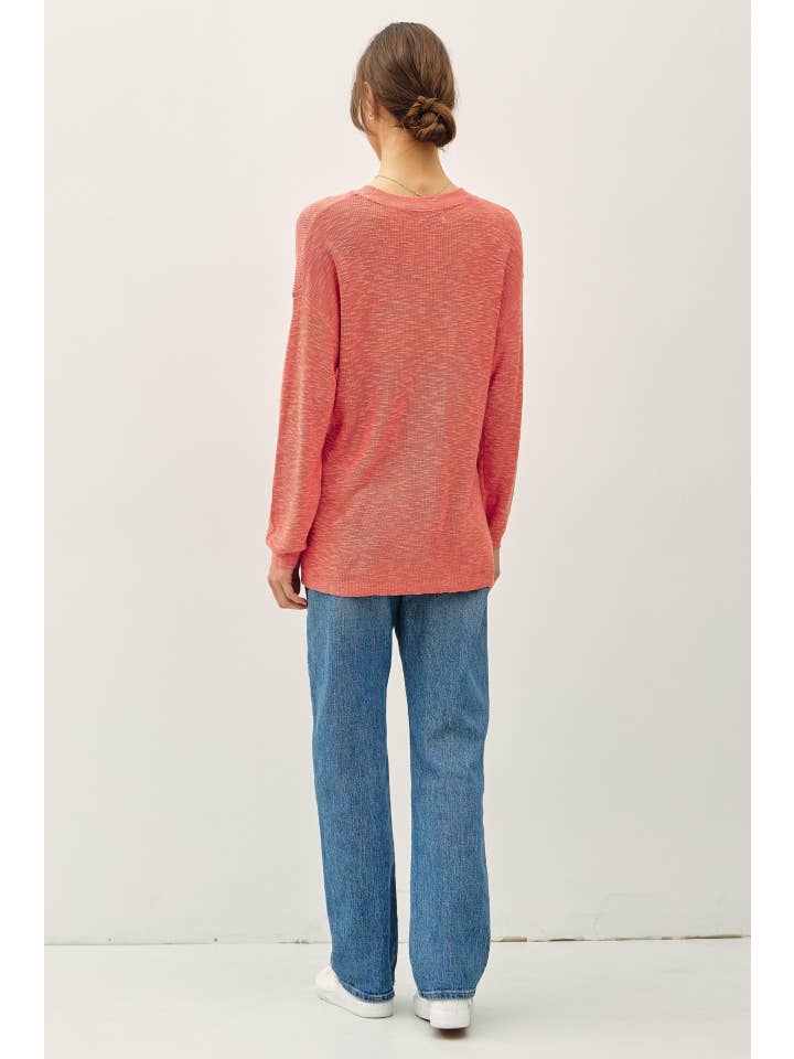 Be Cool - Wholesale Knit Sweater - Women's - LIGHTWEIGHT COTTON SLUB SWEATER 6