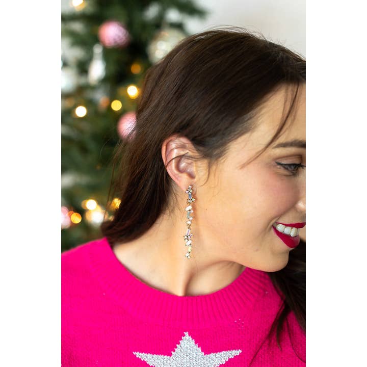 Aurora Borealis Crystal Earring for wholesale on Faire