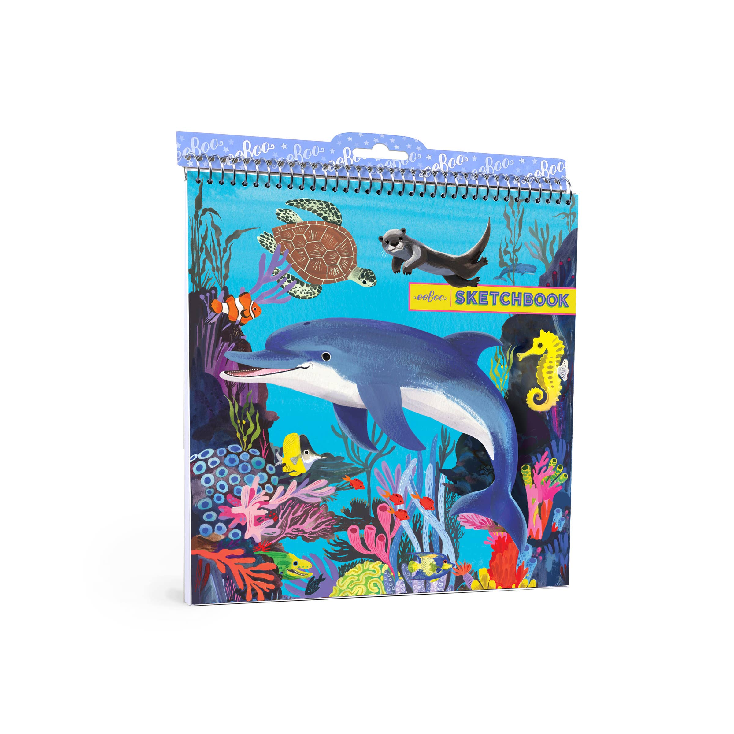 eeBoo - Wholesale Sketchbook/Sketchpad - Sea Life Square Sketchbook