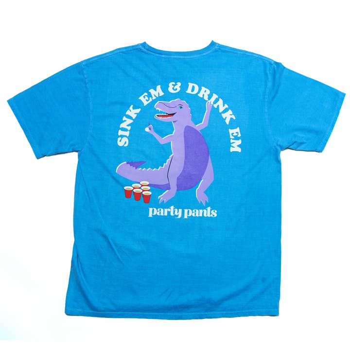 Party Pants - Wholesale T-Shirt (Graphic) - Men's - T-rex Beer Pong Short Sleeve Tee7