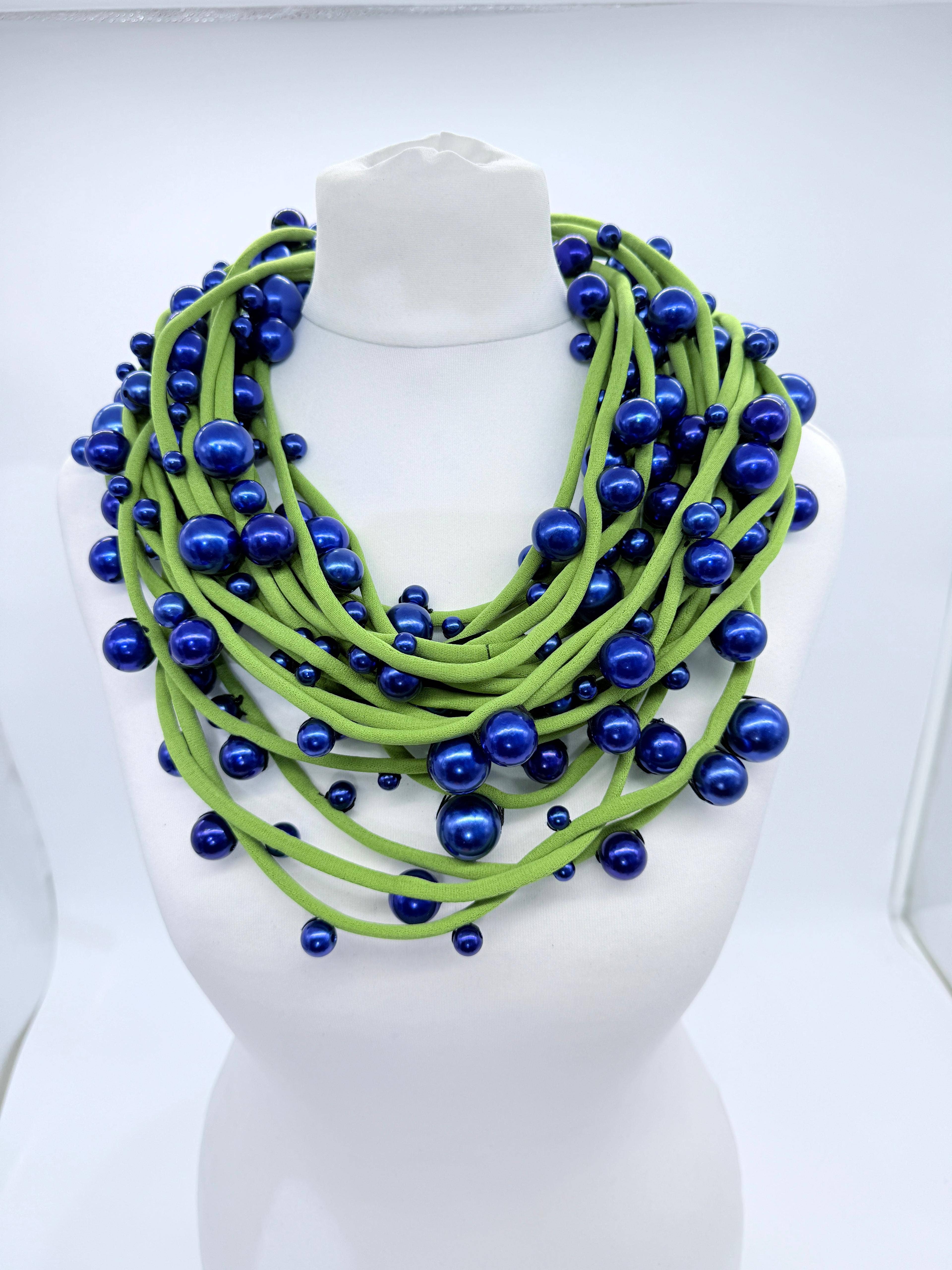 Jianhui London – Engroshandel Perlehalskæde – Faux perler på tekstil snor halskæder - Large23