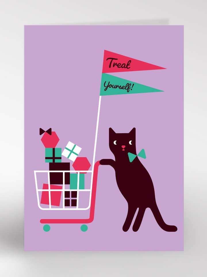 Carte d'anniversaire "365 jours pour se faire plaisir" pour la vente par Dicky Bird