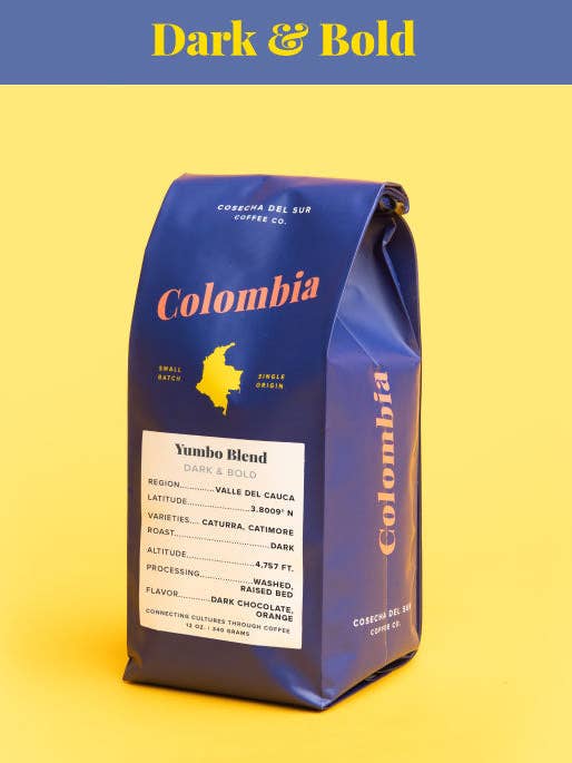 Yumbo Blend for wholesale by Cosecha del Sur LLC