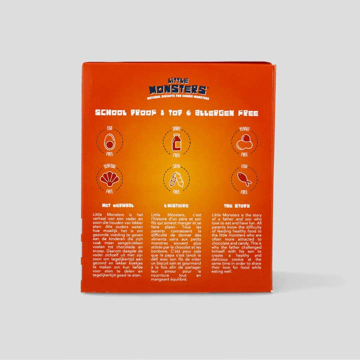 Little Monsters - Wholesale Cookie - Little Monsters 125 gr Apple/Carrot Cookies3