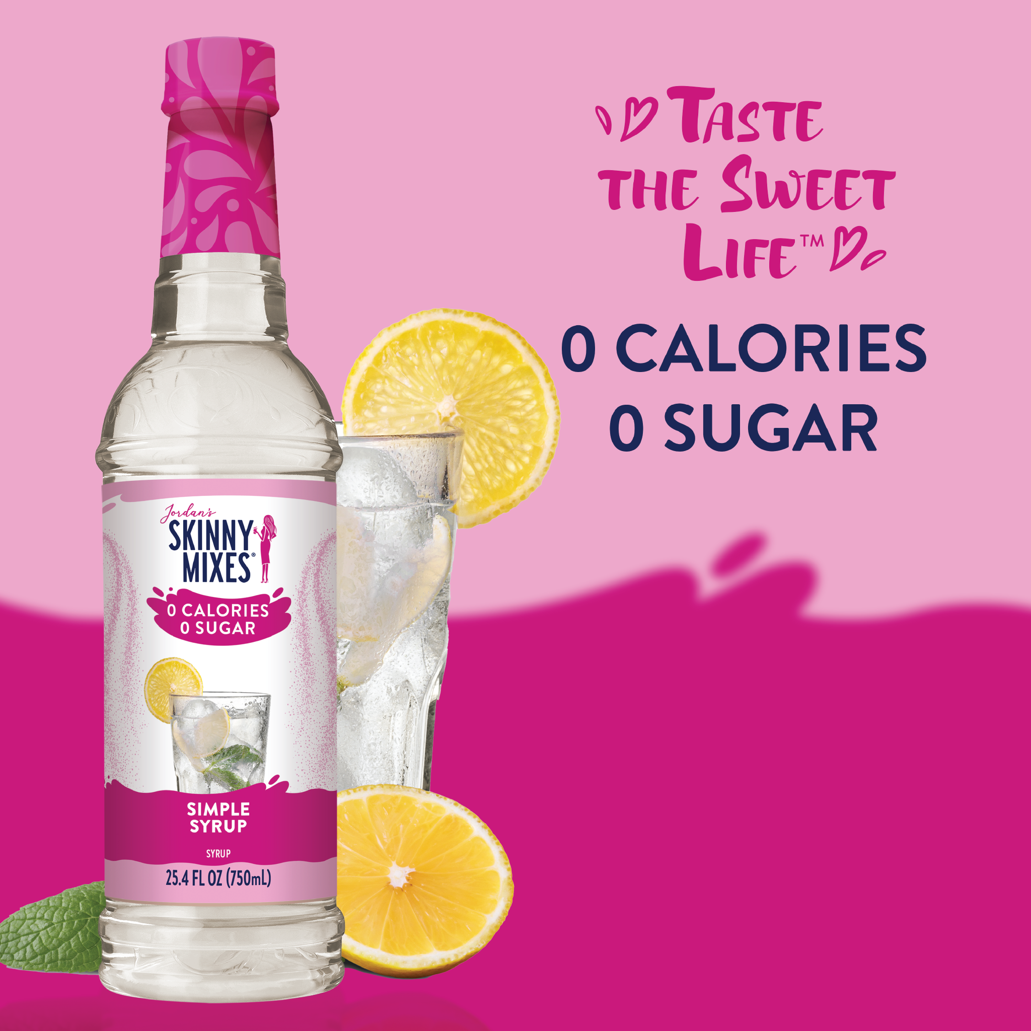 Jordan's Skinny Mixes - Wholesale Cocktail Mix/Syrup - Sugar Free Simple Syrup2