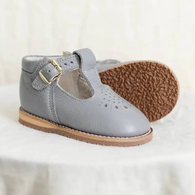 Greta T-Strap - Heron for wholesale by Zimmerman Shoes