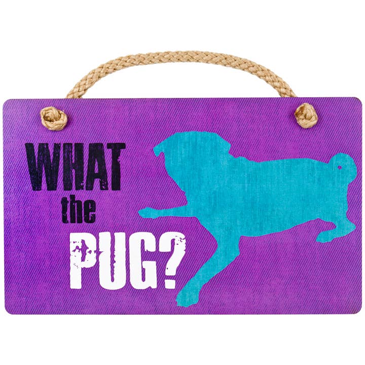O que a Placa de Parede Pug por atacado de Official Store