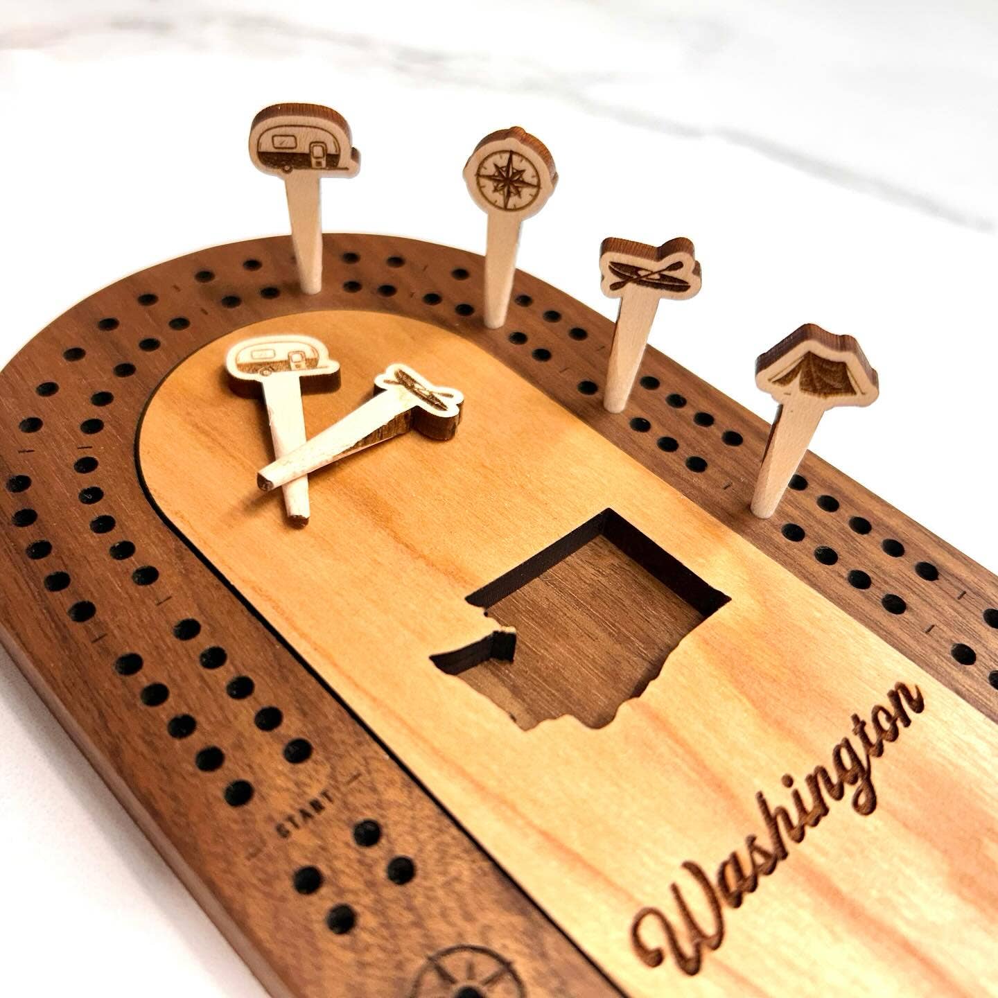 Cast & Carve - Venta al por mayor Juegos de mesa - Pinzas para cribbage, diseño de vida silvestre y cualquier diseño personalizado2