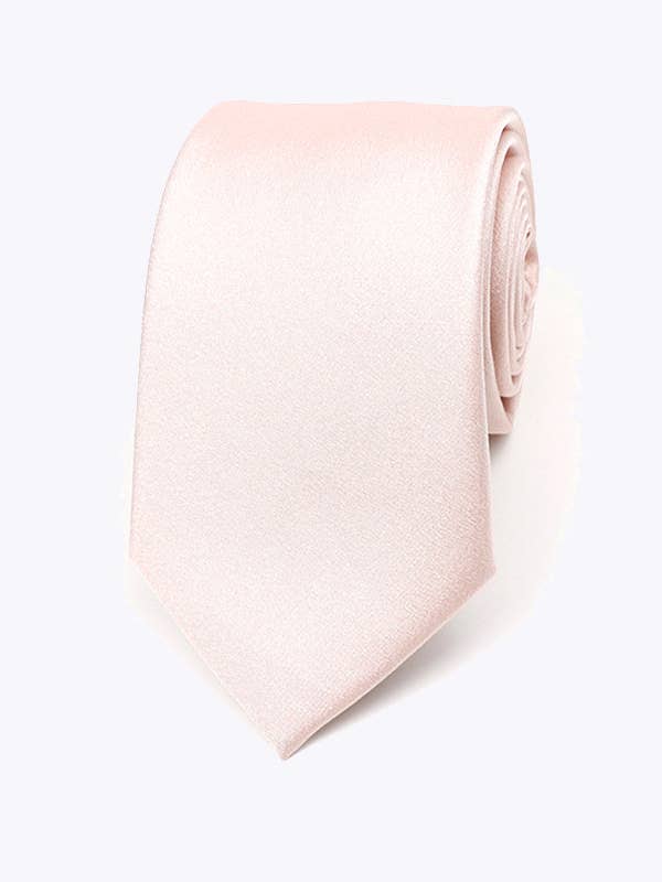 Cravate à Paillettes Rose n°3 Homme en Polyester «Armand» pour la vente par Unipap's