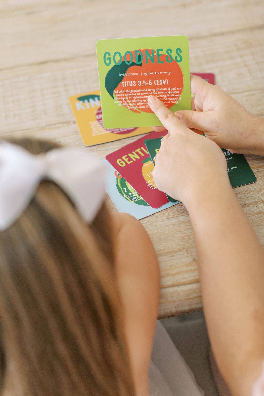 Tiny Theologians - Vendita all'ingrosso Carte didattiche - Bambini e neonati - Carte del Frutto dello Spirito per Bambini7