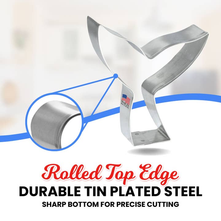 CookieCutter.com - Wholesale Cookie Cutter - Whale Mermaid Tail Cookie Cutter 3.75" B10176