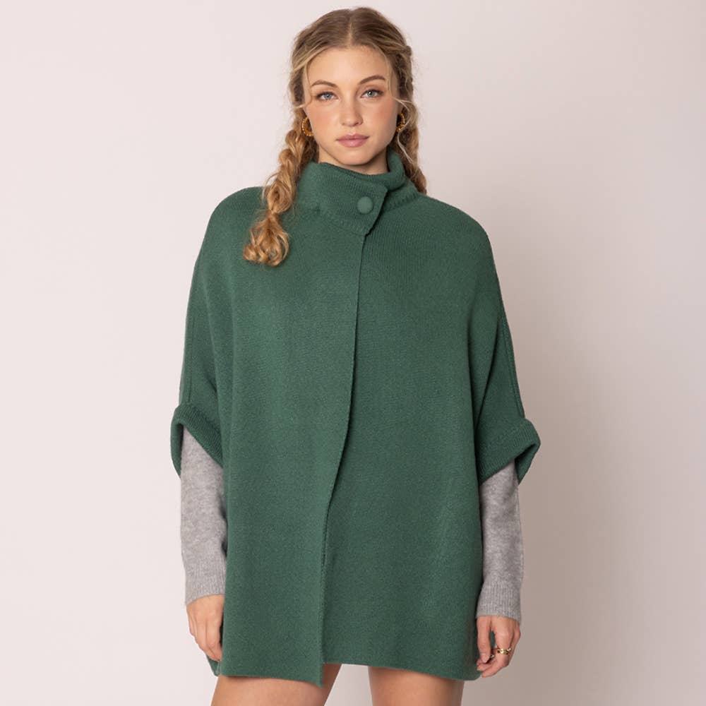 Sensibling Corp. - Wholesale Cardigan - Women's - Solid Neck Button Cardigan
16