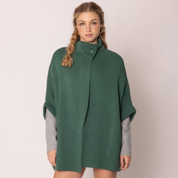 Sensibling Corp. - Wholesale Cardigan - Women's - Solid Neck Button Cardigan
16