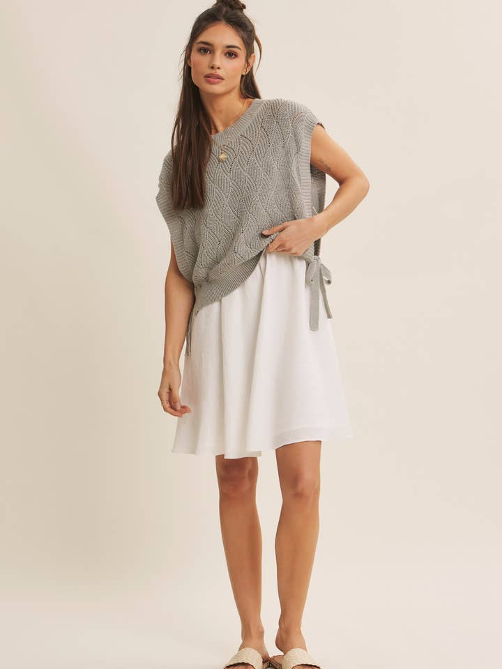 MIX AND MATCH VALUE LAYERING SWEATER VEST AND CAMI DRESS SET for wholesale by in february