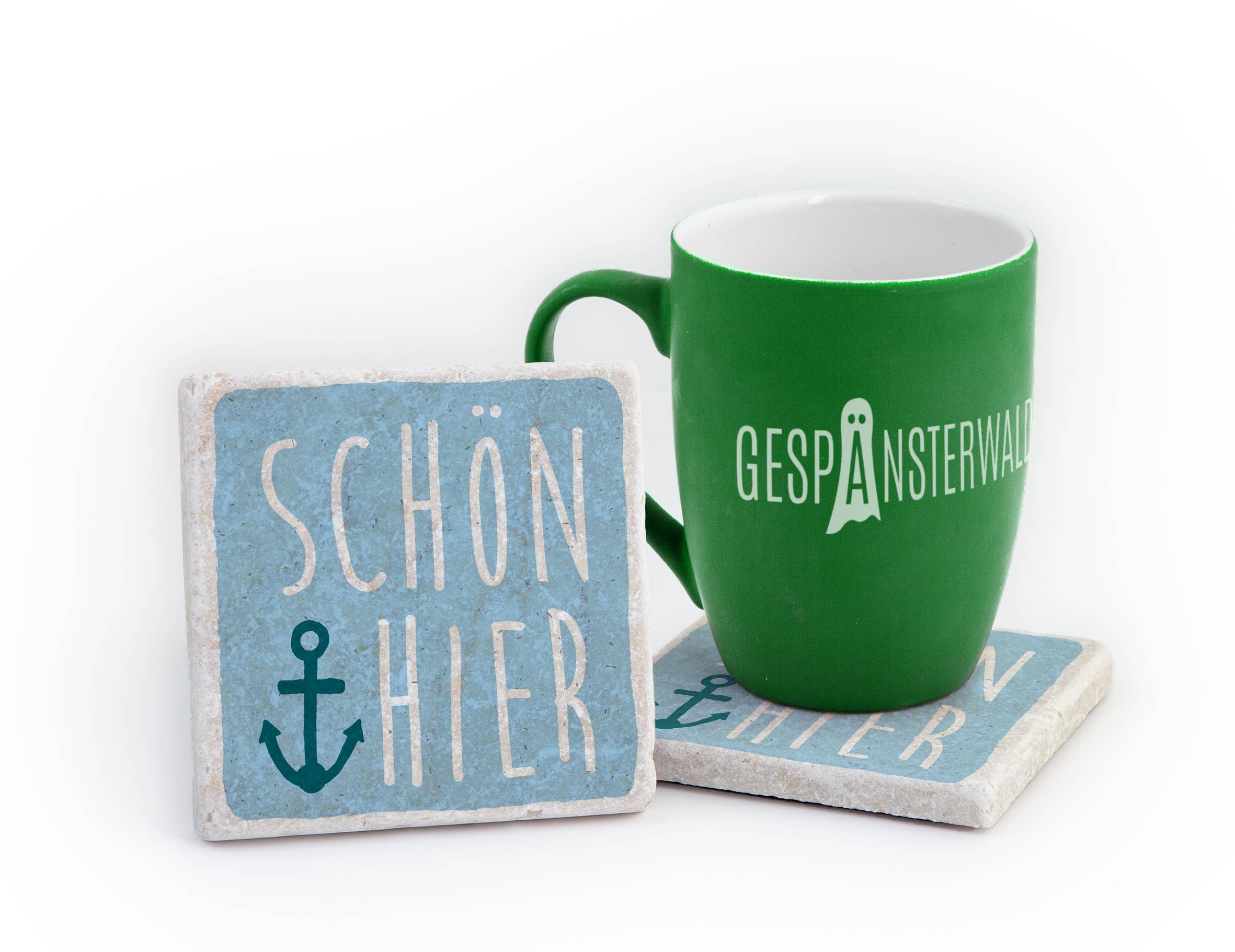 Gespänsterwald - Wholesale Coasters - marble coaster “Schön hier”3