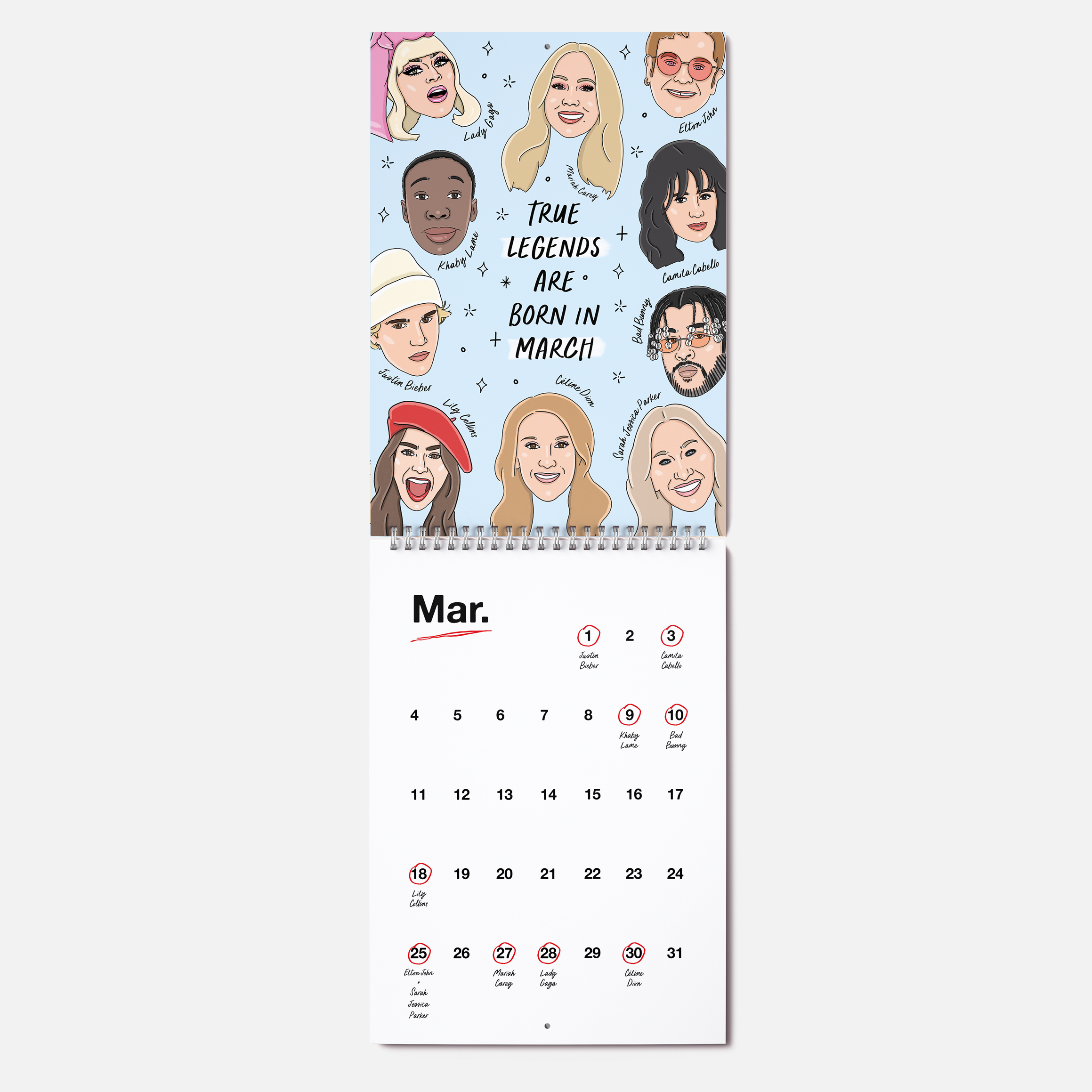 Kaart Blanche - Wholesale Birthday Card - Legends March greeting card5