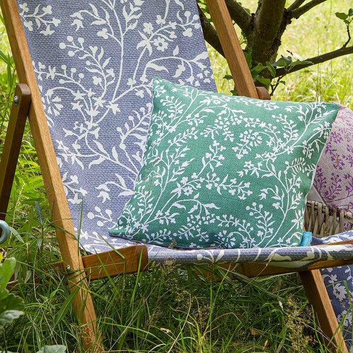 Cuscino da esterno verde lavanda per la vendita all'ingrosso da parte di Perkins & Morley