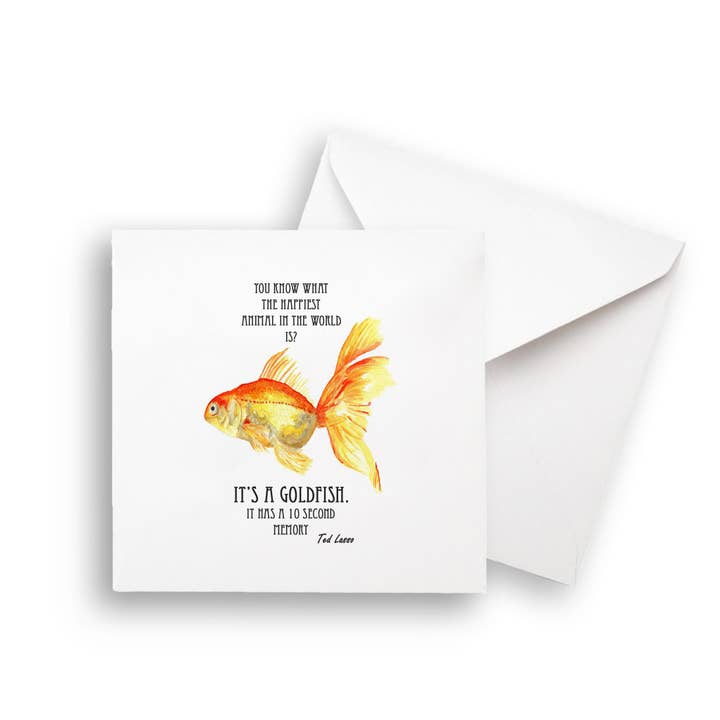 French Graffiti - Wholesale Tea Towel - Goldfish5