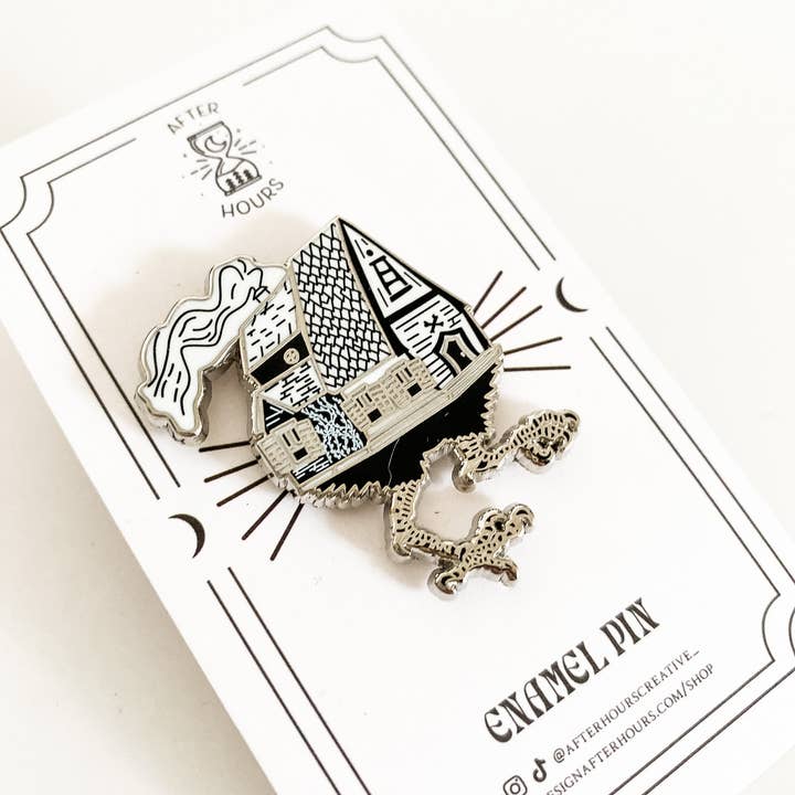 After Hours Creative - Wholesale Lapel Pin/Button - Baba Yaga Hard Enamel Pin1