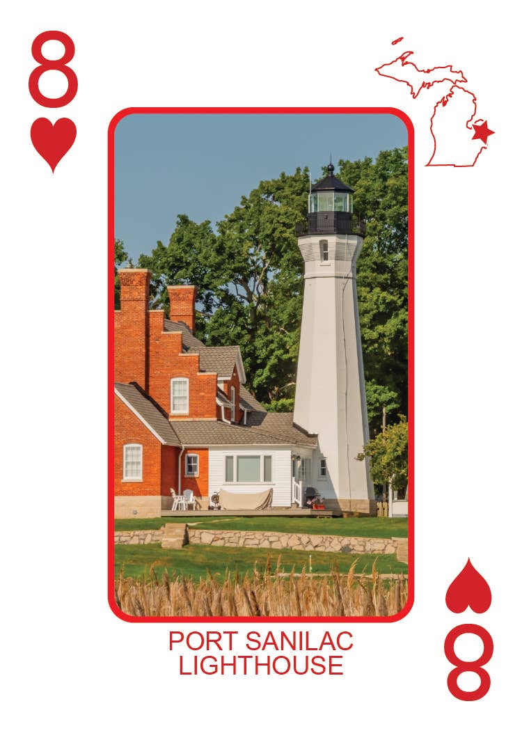 Phil Stagg Photography - Wholesale Playing Cards - LIGHTHOUSES OF MICHIGAN - Playing Cards - Euchre Friendly34