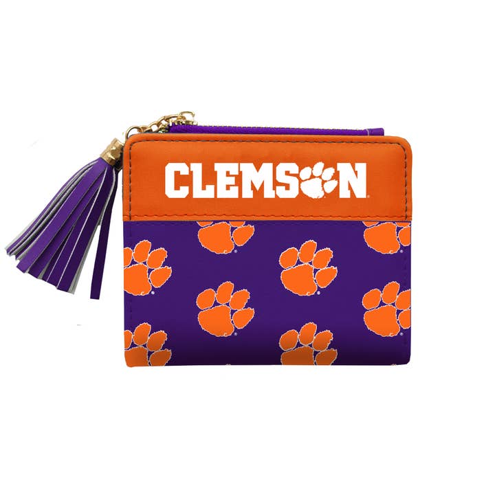 NCAA Clemson Tigers Mini Organizer Wallet for wholesale by Little Earth Productions