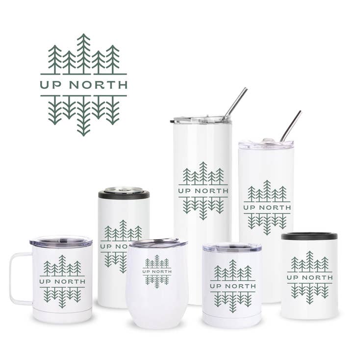 Up North Pines Insulated Drinkware for wholesale by Creative Compass