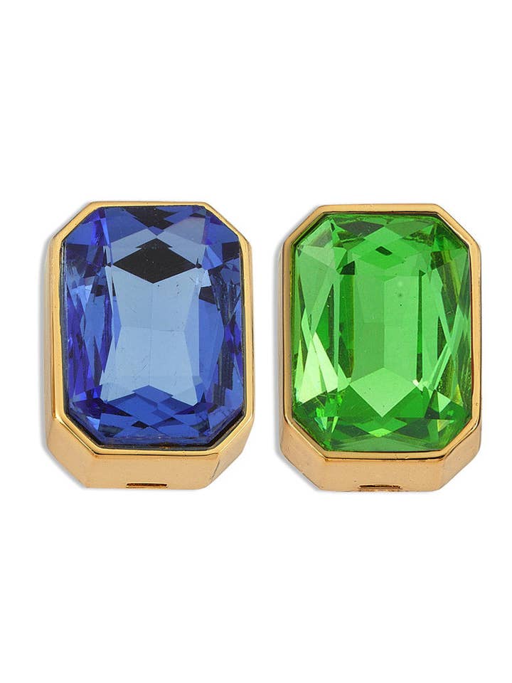 Bosphorus Blue Green Mismatched Earrings for wholesale by Ninon