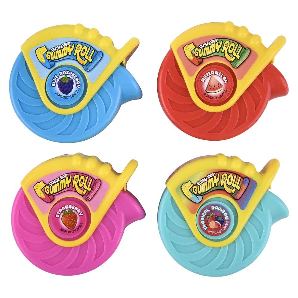 La Luna Bella - Toys - Wholesale Boiled sweets - Push Pop Gummy Roll - LLB Candy2