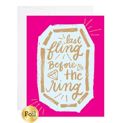 Last Fling - Wedding Card for wholesale by 9th Letter Press