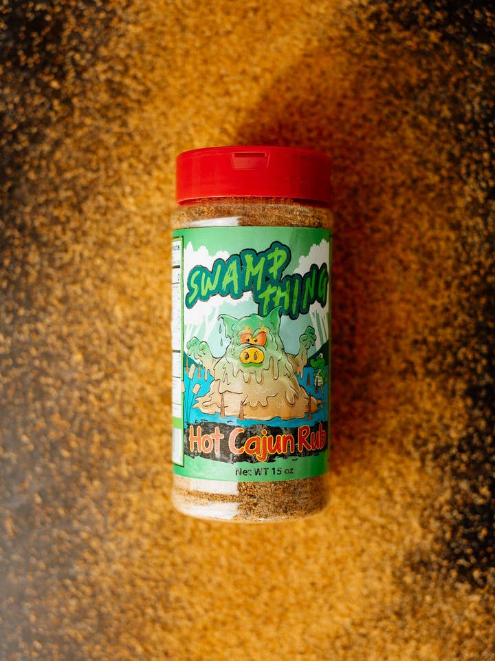 Swamp Thing Cajun Rub for wholesale by CornCookers BBQ Products