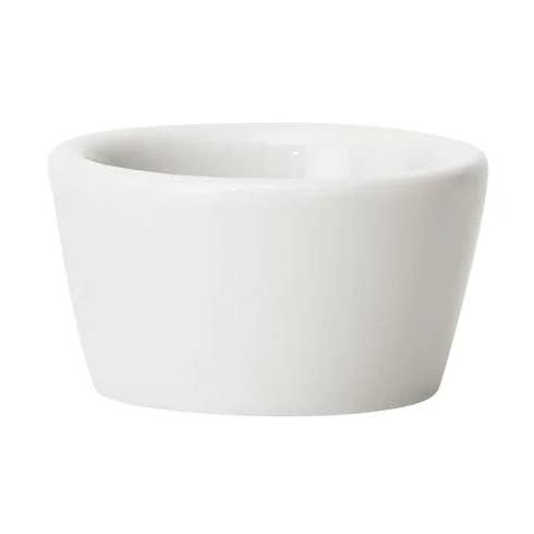 PRR-1 till PRR-6, 1–6 oz, Enfärgade, Säljs per förpackning Porslin Vita Runda Ramekiner för wholesale av EcoQuality