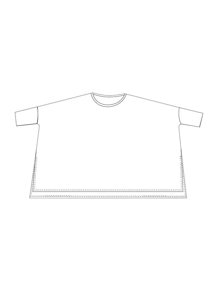 Catalina Short Sleeve Tee - White for wholesale by MERSEA